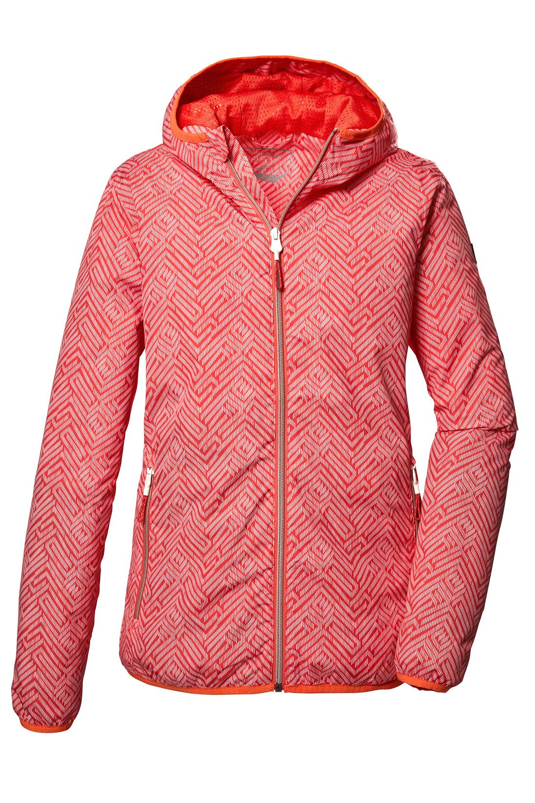 Killtec Dames Functioneel Jack/outdoorjack Met Afritsbare Capuchon KOS 42 Wmn Jckt Dark Aubergine 38 41282 000 2855749958